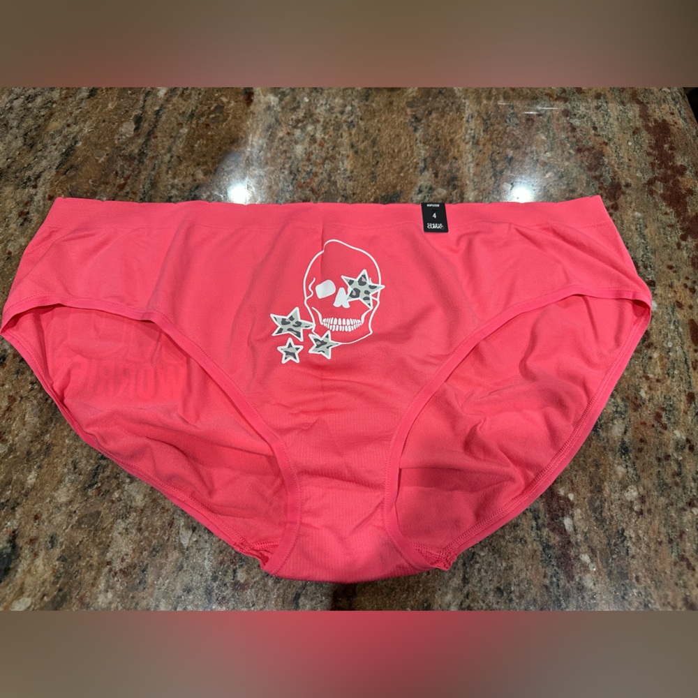 Torrid Pink Skull Design Underwear